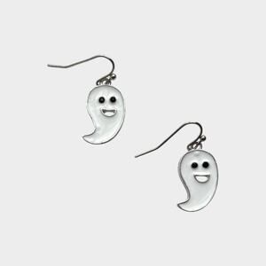 Small Happy Ghost Lightweight Earrings